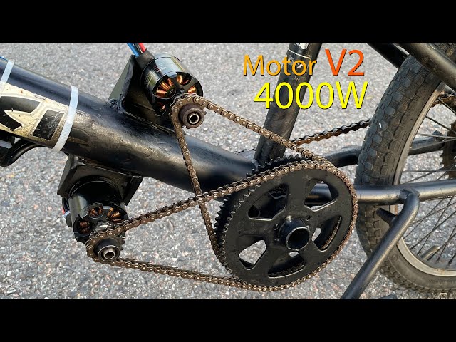 How to make an electric bike using 2 electric skateboard motors