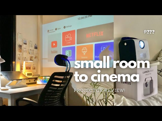 LUMOS RAY Projector Review: Small Room Makeover | Jett Alejo