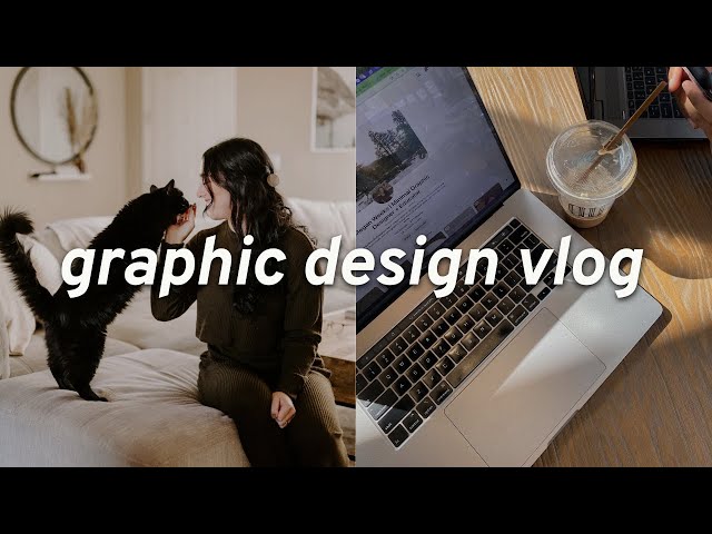 GRAPHIC DESIGNER VLOG | Graphic Design Client Calls & Healthy Habits