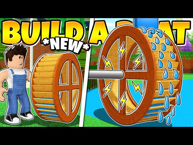 I BUILT A WORKING WATER WHEEL! *Power ANYTHING* Build a Boat