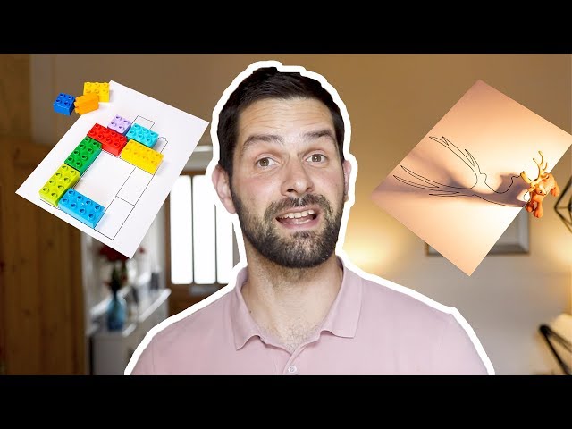 Shadow Tracing with LEGO DUPLO - DIY Shapes Game for Parents