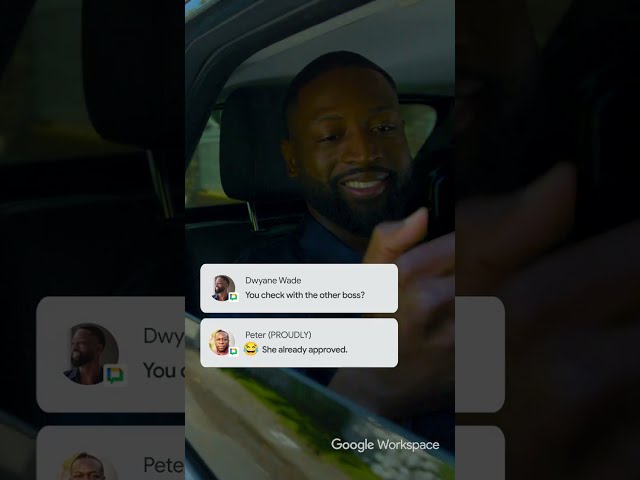 NBA Superstar Dwyane Wade is dropping dimes 🏀 daily using Duet AI in Google Workspace #Shorts