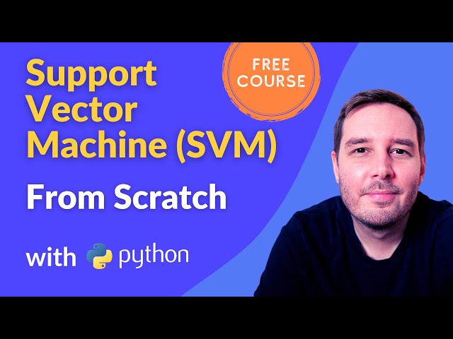 How to implement SVM (Support Vector Machine) from scratch with Python