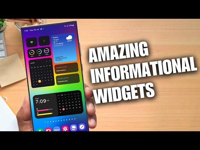 Informational WIDGETS for Your Android Phones you must check out !