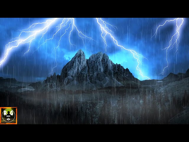 Epic Thunderstorm Sounds for Sleeping | Rain, Heavy Thunder and Loud Lightning Strike Sound Effects