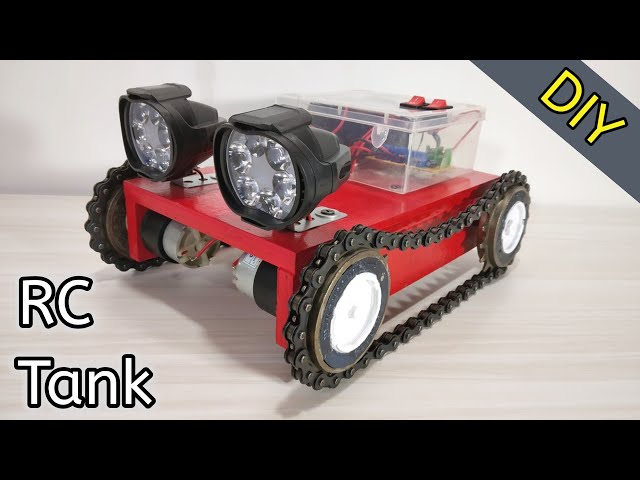 How to make a Cycle Freewheel RC Tank - RC Cycle Chain Tank