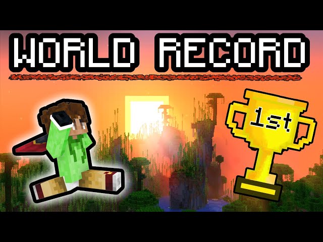Speedrunning Minecraft 1.18 World Records