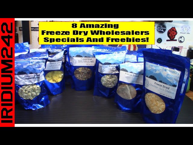 8 Amazing Freeze Dry Wholesalers Specials And Freebies!