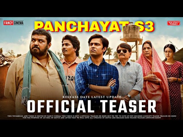 PANCHAYAT Season 3 teaser trailer : Update | Jitendra, Chandan, Panchayat season 3 release date