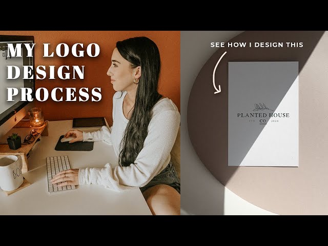 How I DESIGN CUSTOM LOGOS + BRANDS | Graphic Designer