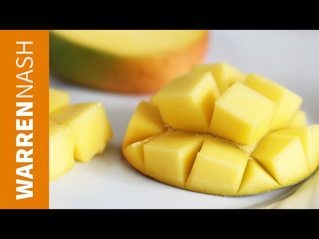 How to cut a Mango with a knife - 60 second vid - Warren Nash