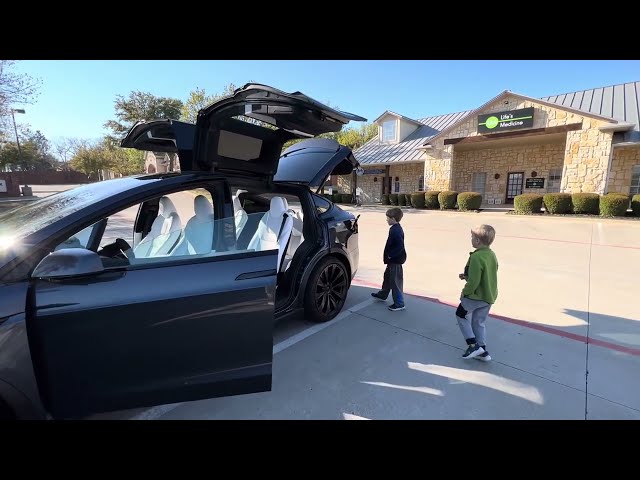 Tesla Model X 2023 Light Show