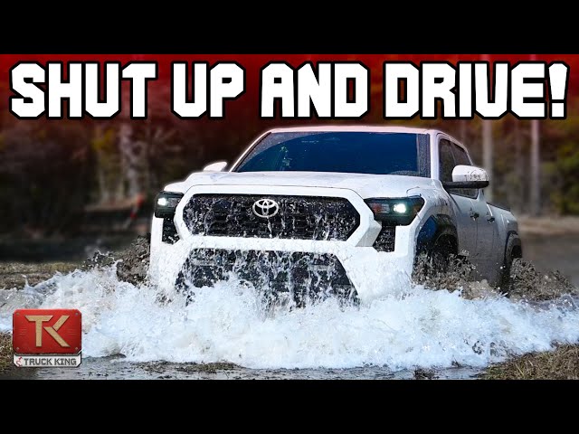 Watch the 2024 Toyota Tacoma TRD Off-Road Tackle Water Logged Trails!