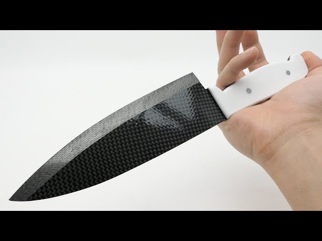 sharpest carbon fiber kitchen knife in the world