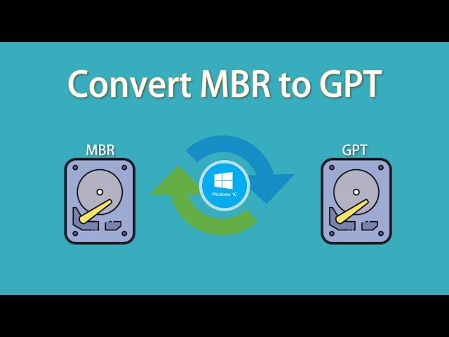 How to Convert MBR Disk to GPT in Windows 10 without Data Loss?