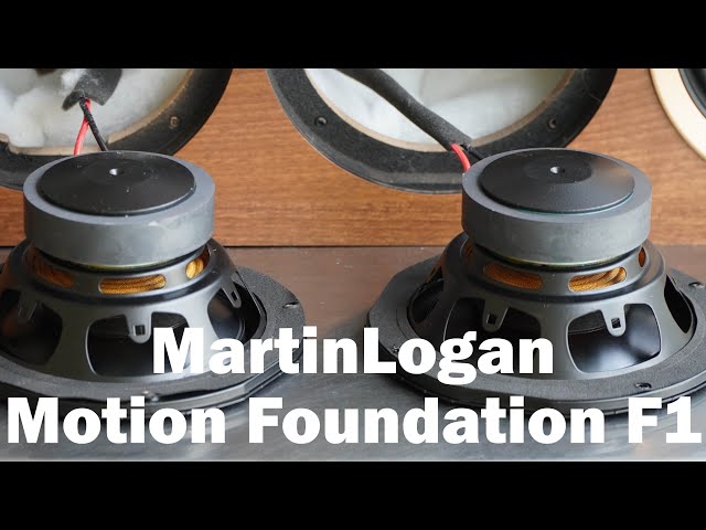 MartinLogan Motion Foundation F1 | floor-standing speaker that combines technology and beauty