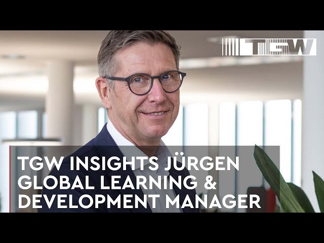 Global learning and development manager Jürgen | TGW Insights (EN)