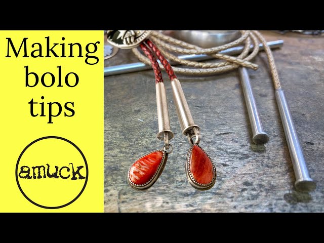 Designing bolo tips to complement the art piece/jewelry making