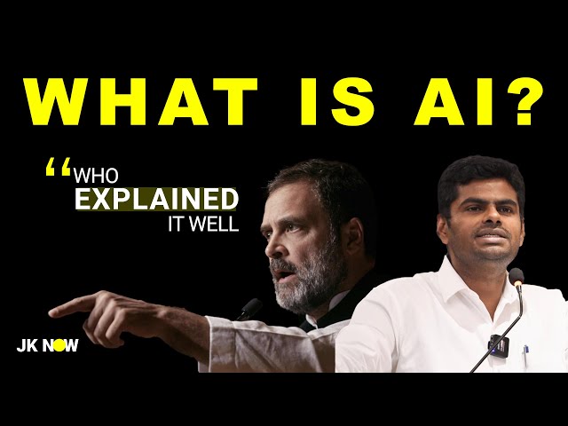 Rahul Gandhi Vs Annamalai on AI in India: Who Explained Better?