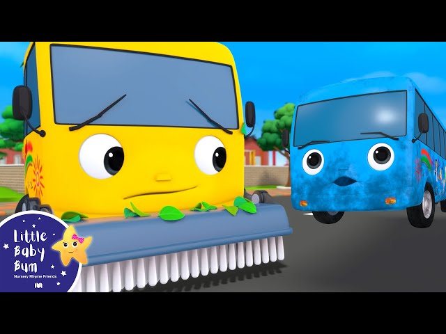Muddy Bus Goes Round and Round! | Little Baby Bum - Nursery Rhymes for Kids | Baby Song 123
