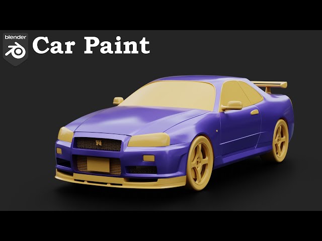 How To Make Car Paint | Blender Tutorial