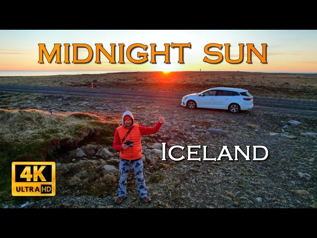 Midnight sun ICELAND Time-Lapse 4K