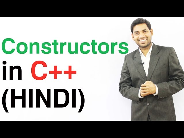 Constructors  in C++ (HINDI/URDU)