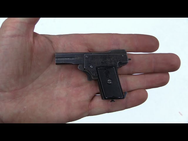 World's Smallest Pistol - 2.7mm Kolibri