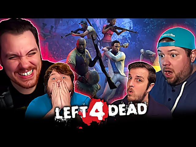 Left 4 Dead 1 & 2 Trailers and Intros Group Reaction