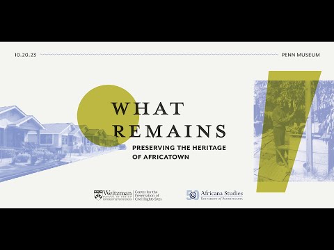 What Remains: Preserving the Heritage of Africatown
