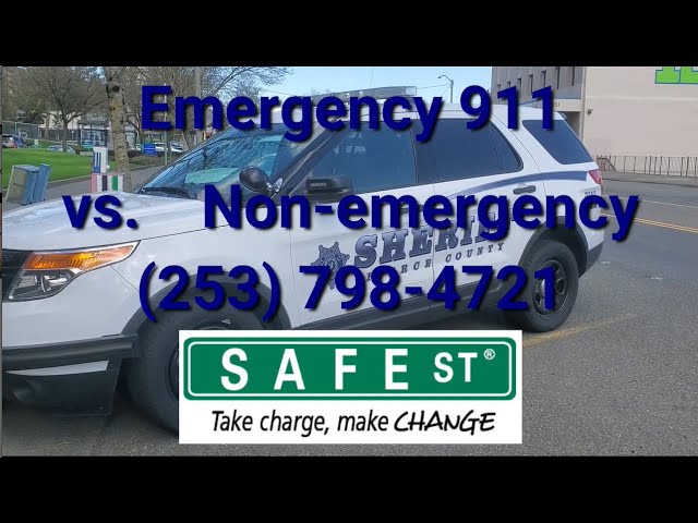 Emergency? When to call 9-1-1