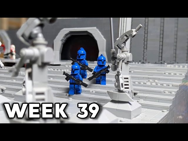 Building Coruscant In LEGO Week 39: Finally Starting the Galactic Senate Building!