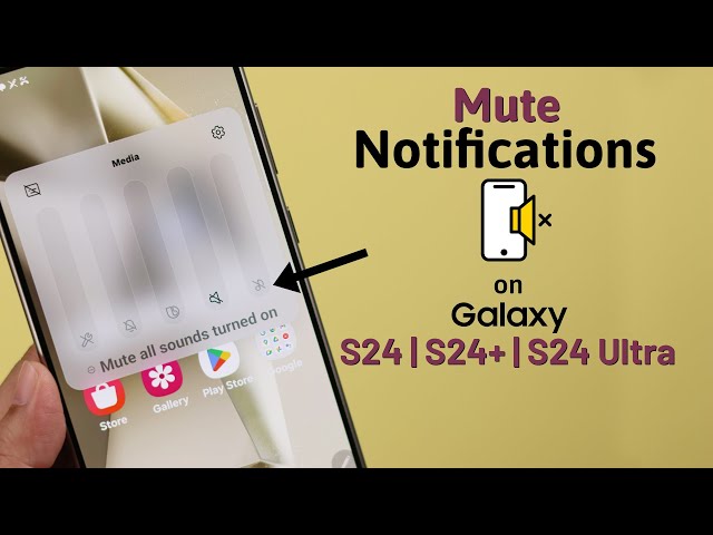 Galaxy S24/S24+/Ultra: Mute All Notifications! [At Once]