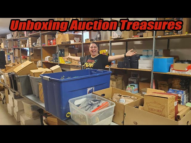 Unboxing Unique Auction treasures Found at Auctions, Estate Sales, Flea Markets and More!