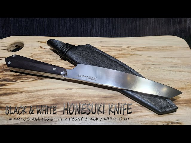 KNIFE MAKING / B & W  HONESUKI KNIFE 수제칼 만들기 #149