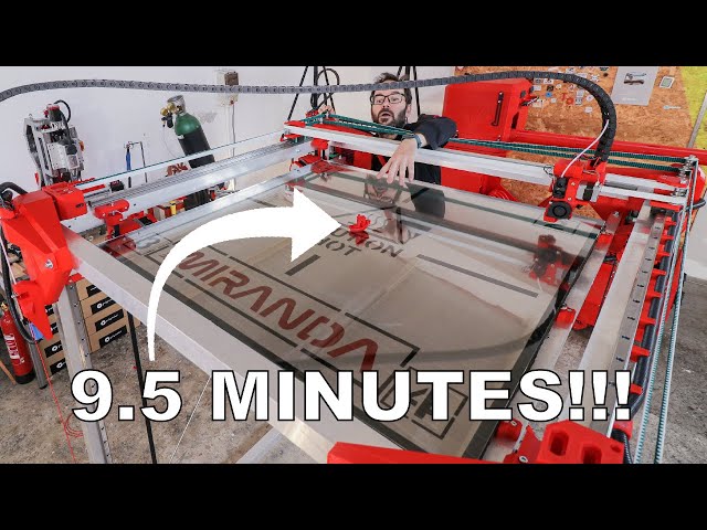 YOU WON'T BELIEVE WHAT I PRINTED FIRST - GIANT 3D PRINTER BUILD PT. 5