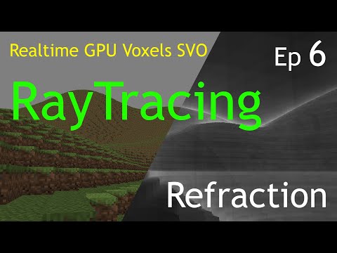 Realtime OpenCL GPU Voxels Raytracer - More realistc Water