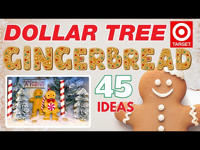 🍪 45 New GINGERBREAD DIYS & Finds for Christmas! Dollar Tree & Dollar Spot Winter Decor