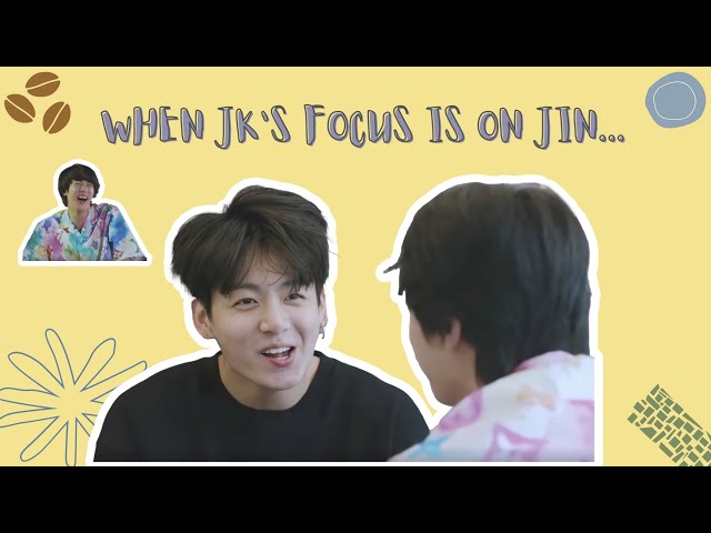 [JinKook] When Jung Kook's Focus Is On Jin