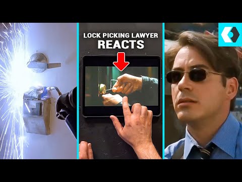 Lock Picking Lawyer Reacts to Hollywood Lock Picking - TKOR Reacts