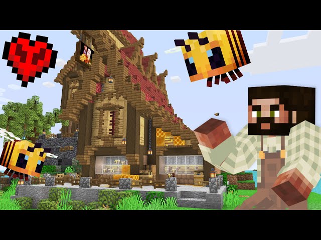 I built an easy Bee Farm in Hardcore Minecraft! Episode 6 | Minecraft 1.19 Lets Play