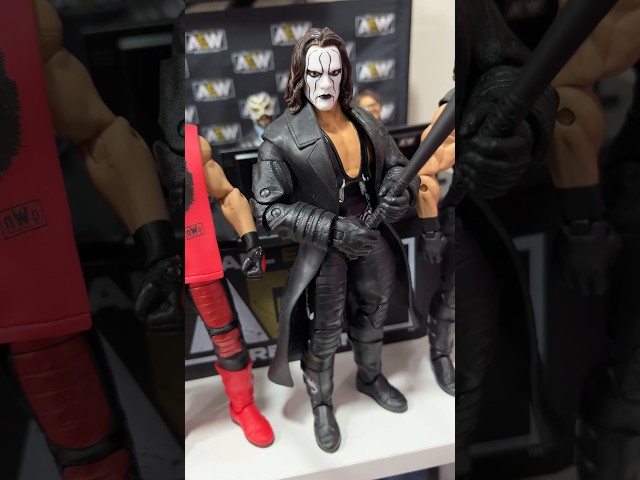 ITS STING!! STING ACTION FIGURE COLLECTION! #aew #wwefigures