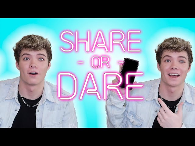 Connor Finnerty Shares What’s In His Phone | SHARE OR DARE