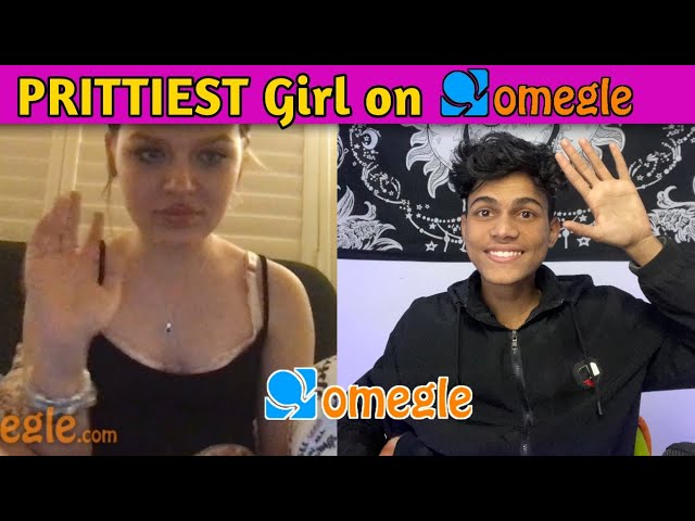 OMEGLE : SHE was Pretty 😍 || Indian boy on omegle