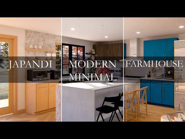 Designing a Kitchen 3 Very Different Styles