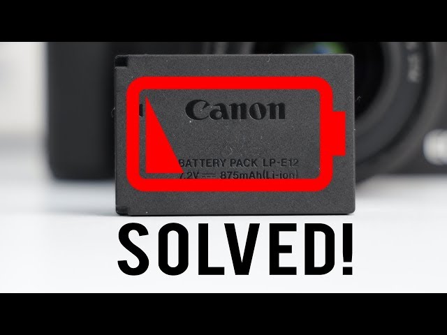 Canon M50 Bad Battery Life Solved!