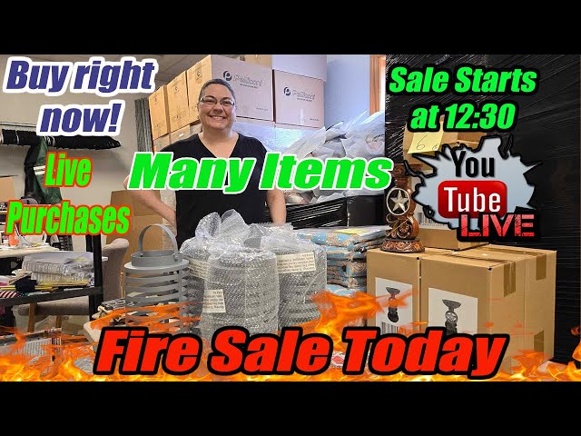 Live Fire sale buy direct from me. Stone Figurines, Clothes, Mystery boxes, Home decor & much more.