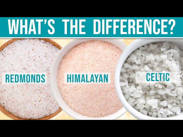 WHICH SALT IS BEST? Redmond's Salt vs. Himalayan Pink Salt vs. Celtic Sea Salt