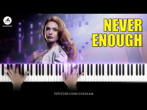 Never Enough Piano Tutorial - The Greatest Showman & Loren Allred  | Cole Lam 15 Years Old