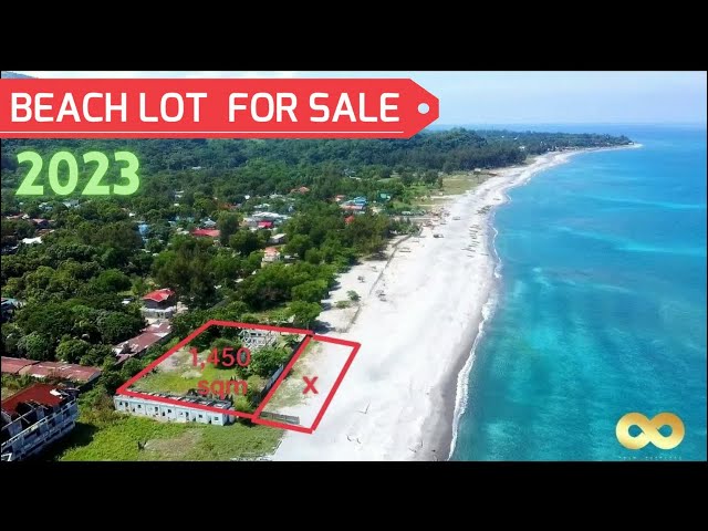 SOLD ! LOT FOR SALE 65 | Crystal Clear Sea water Beach lot for sale in Philippines 2023